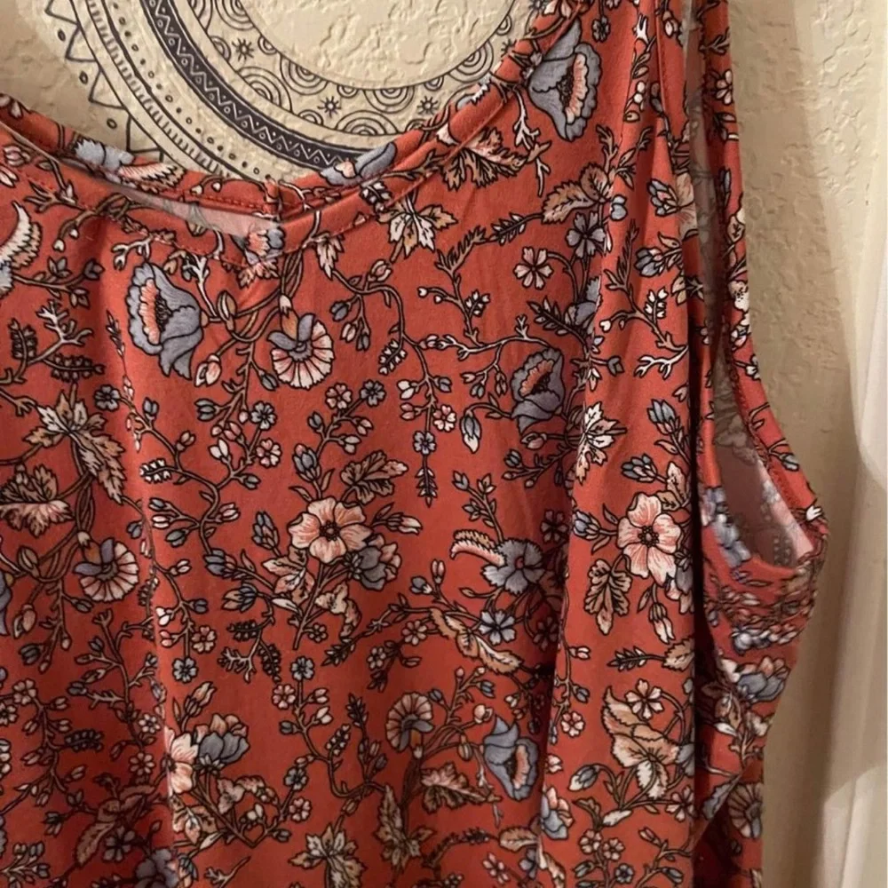 Wallflower Plus Size Womens floral summer sleeveless dress size 2X New